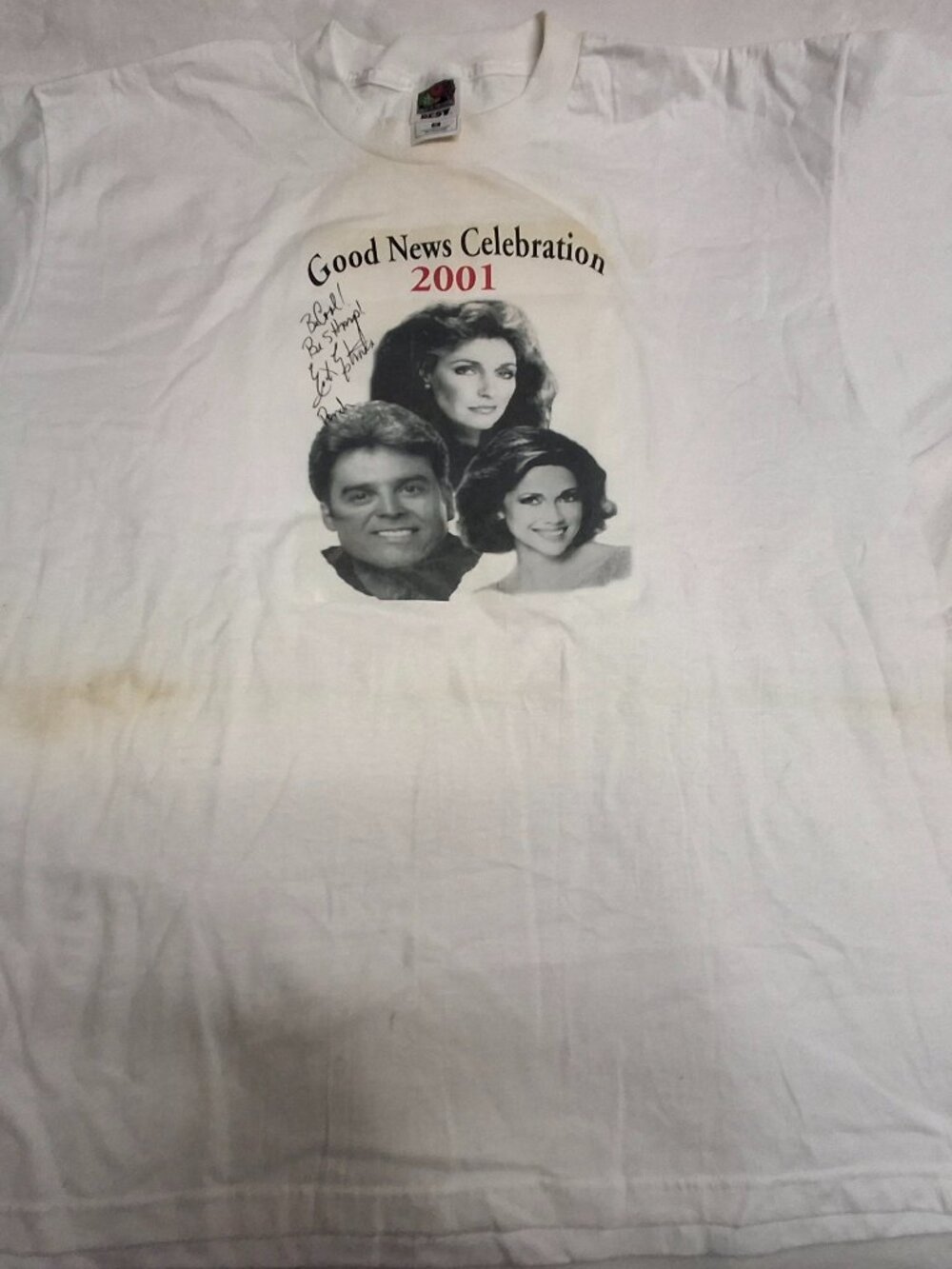 RARE Autographed Erik Estrada Celebration Vintage Shirt